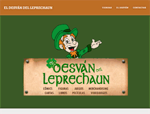 Tablet Screenshot of leprechaun.es